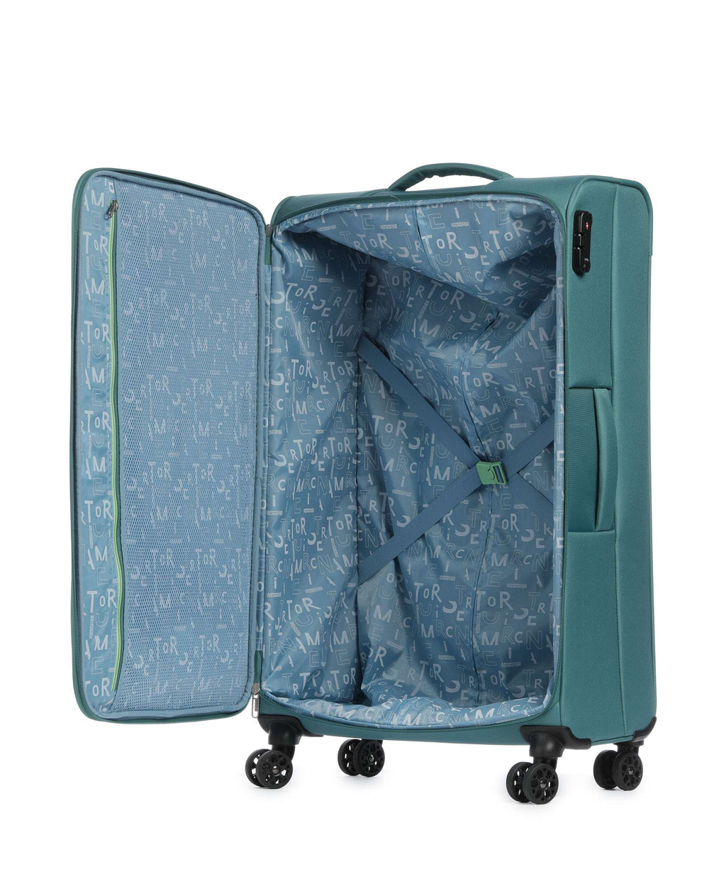 American Tourister Sea Seeker Spinner (4 wheels) bayou green