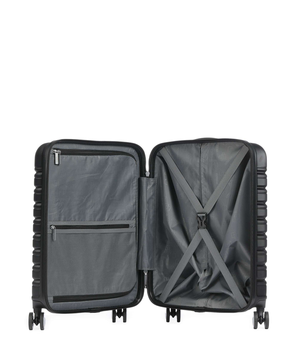 American Tourister Flashline Spinner (4 wheels) shadow black