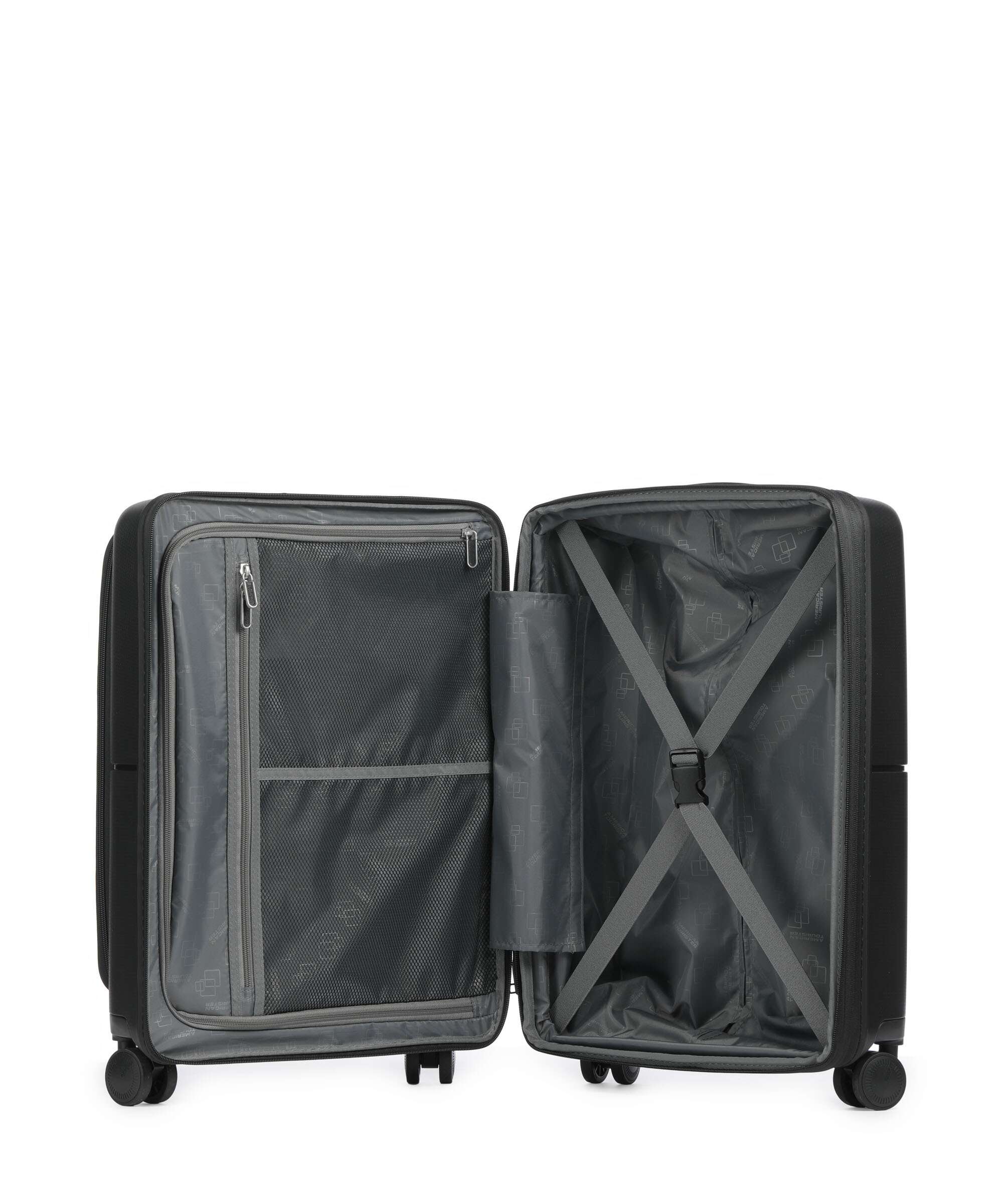 American Tourister Dashpop Spinner (4 wheels) true black