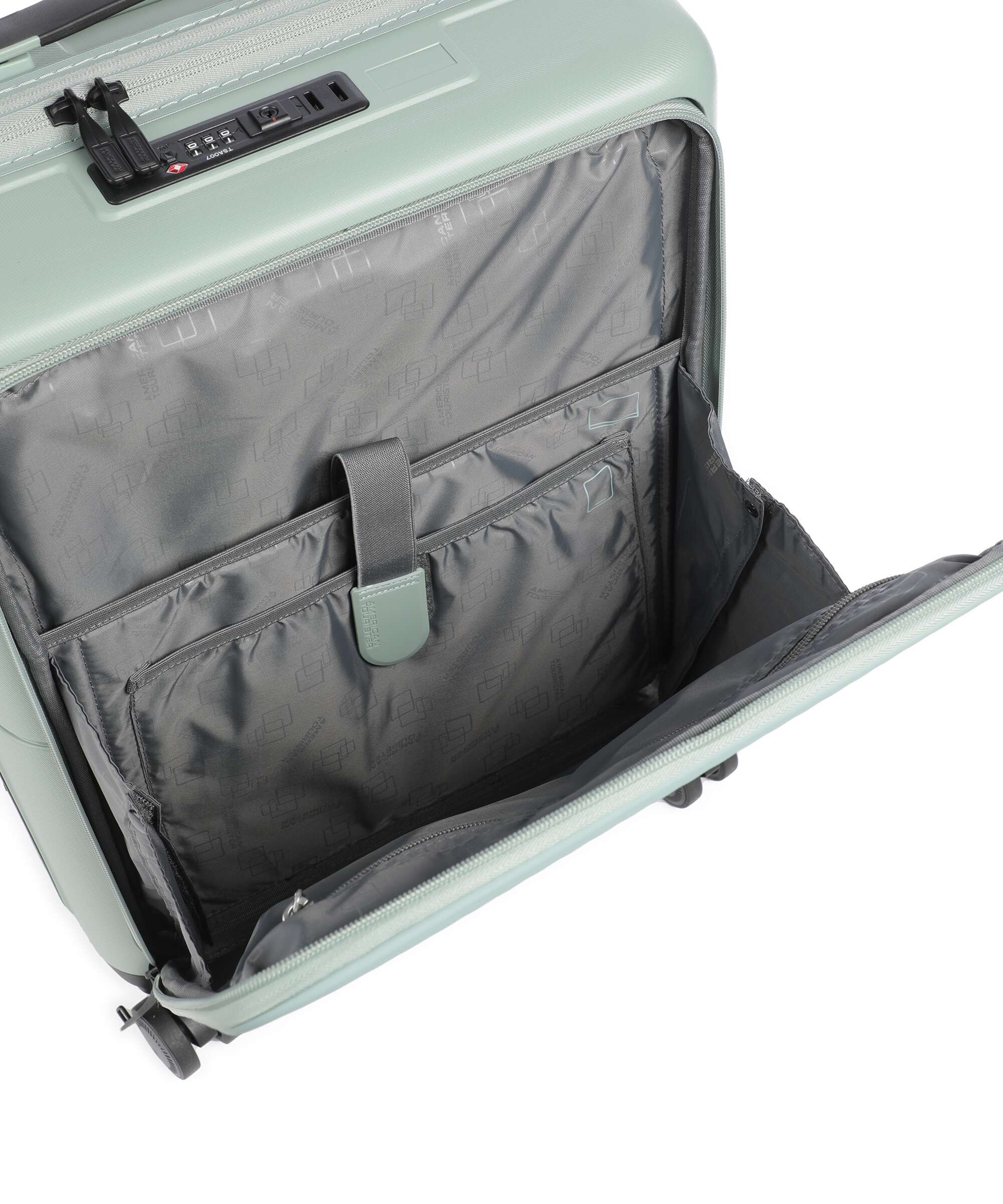 American Tourister Dashpop Spinner (4 wheels) iceberg green