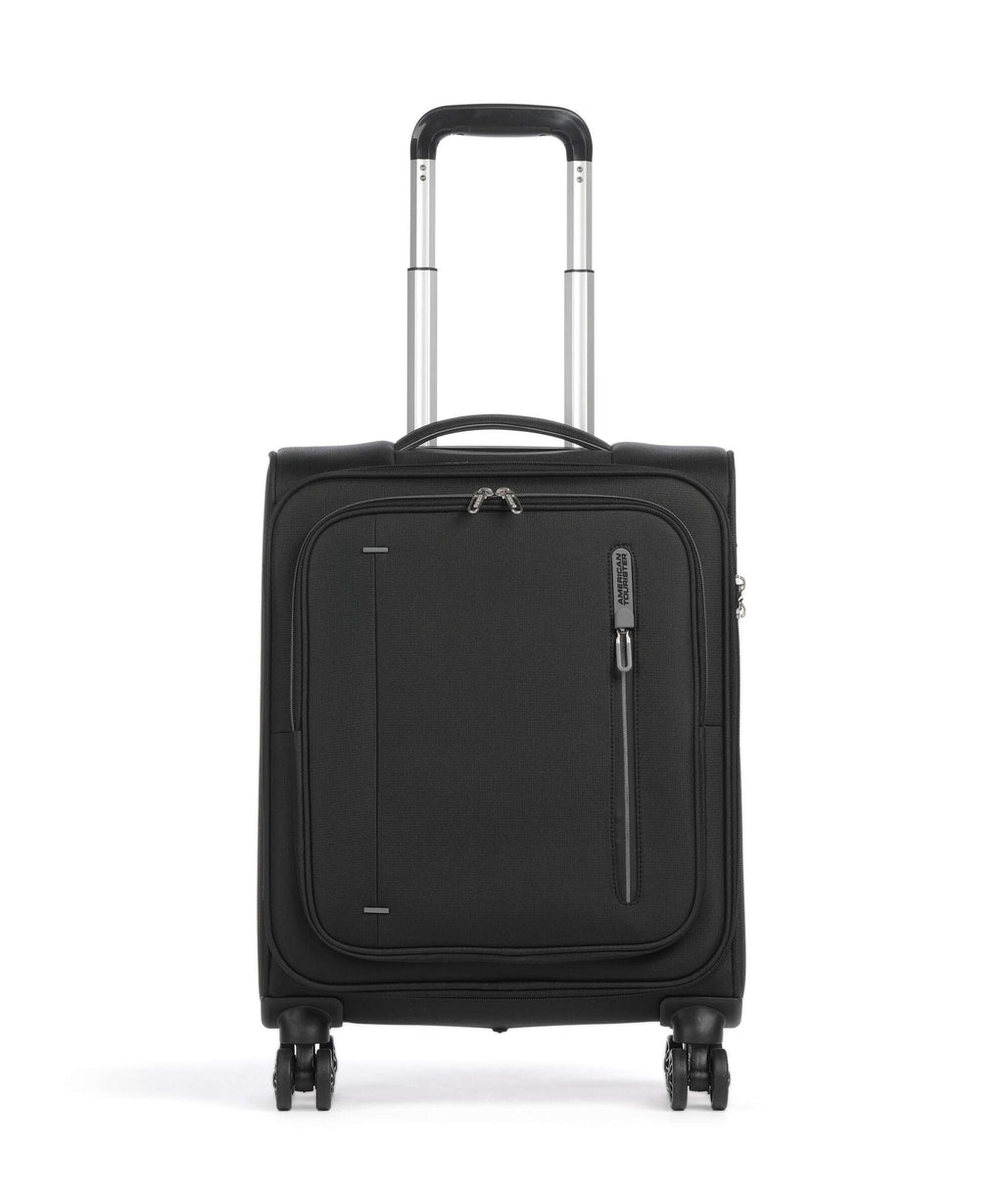American Tourister Cloudrider S Spinner (4 wheels) jet black