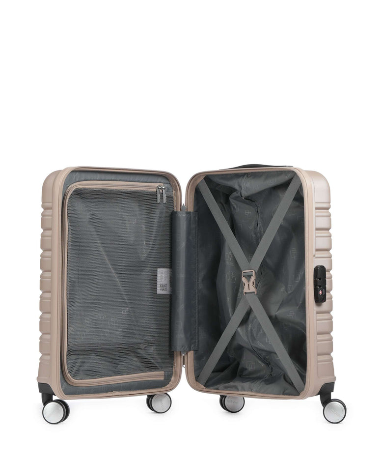 American Tourister Flashline Spinner (4 wheels) ivory gold