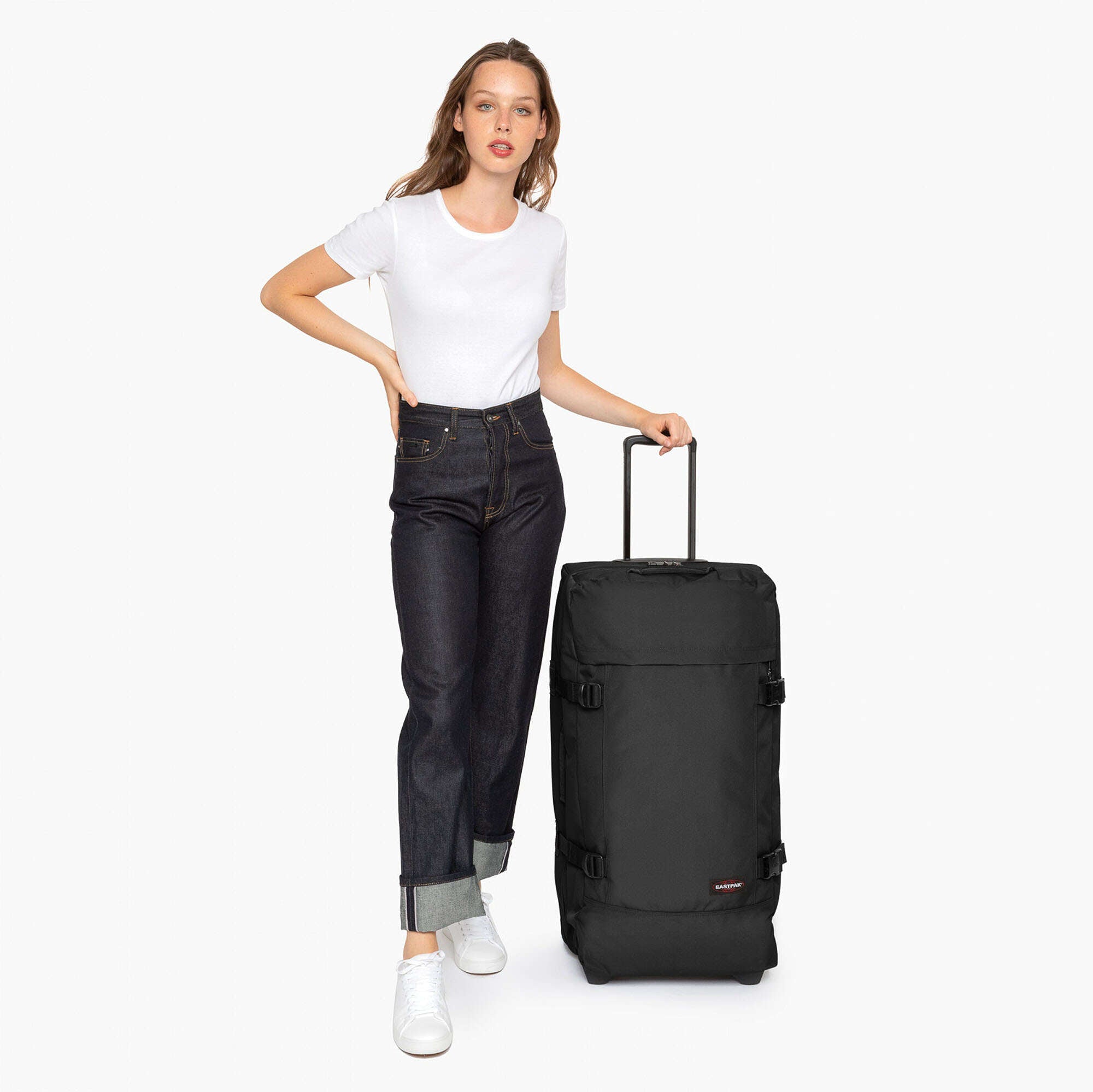 Eastpak Tranverz L Travel bag with wheels schwarz