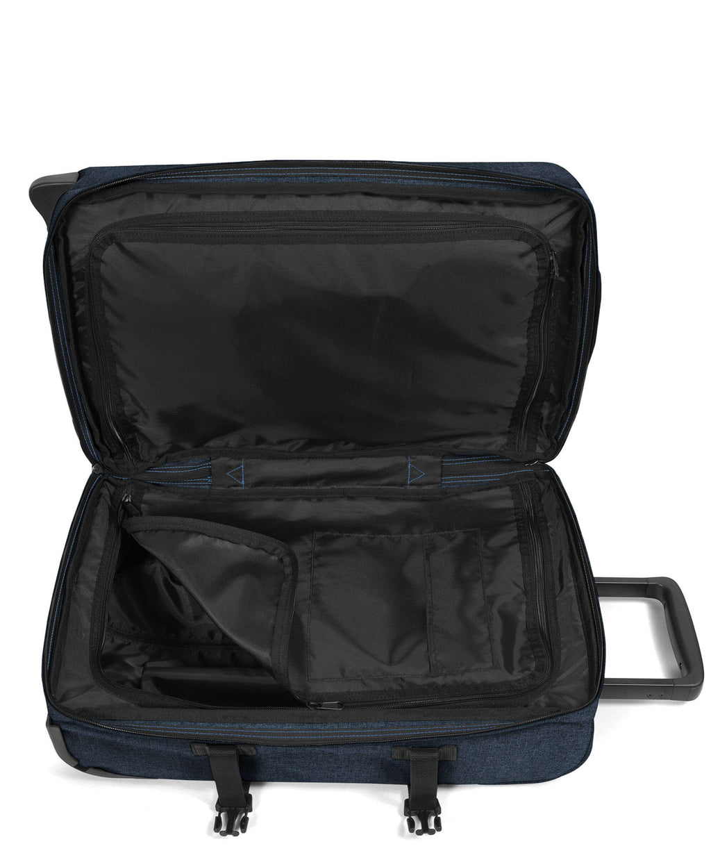 Eastpak Tranverz S Travel bag with wheels triple denim