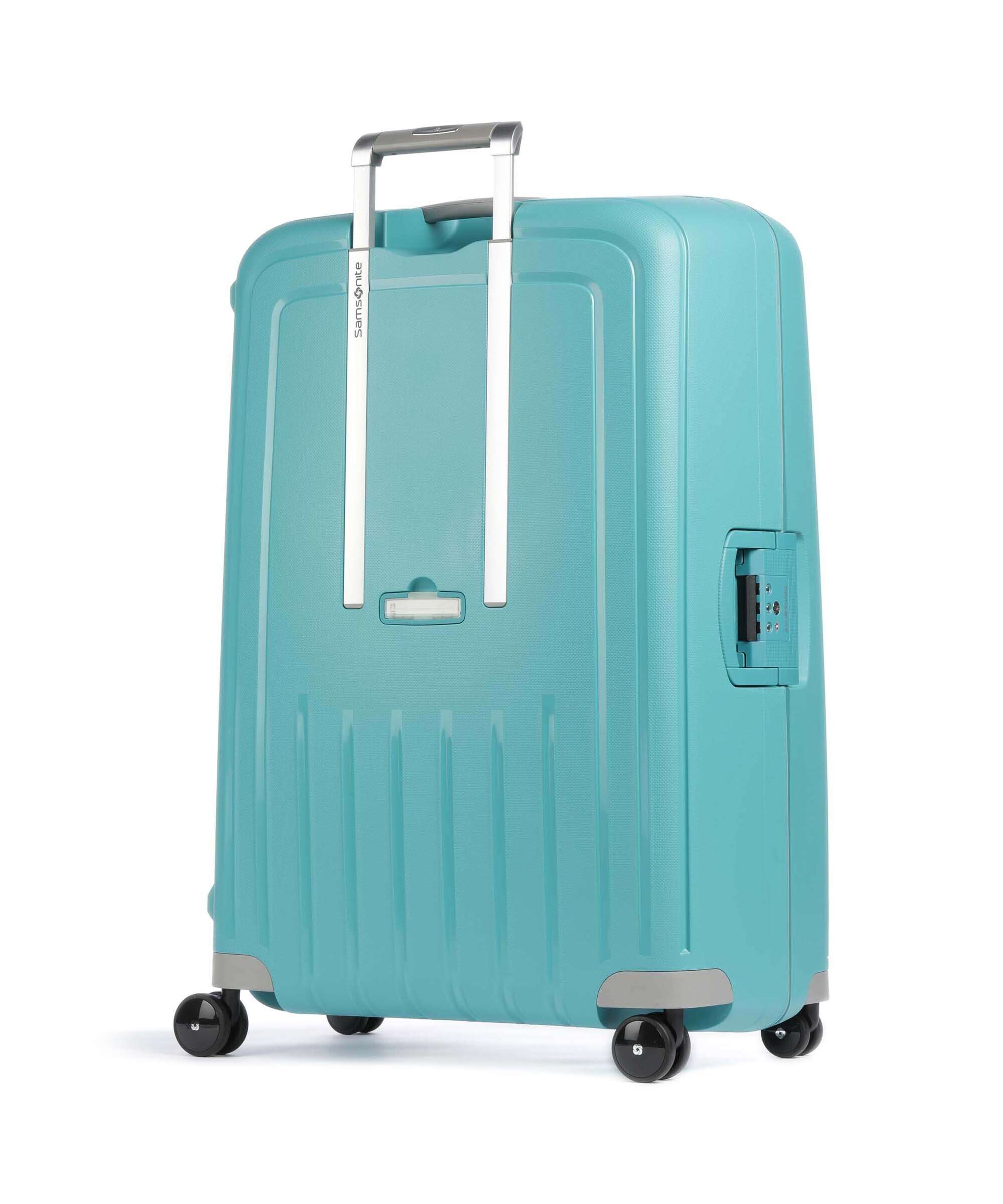 Samsonite S'Cure Spinner (4 wheels) aqua blue