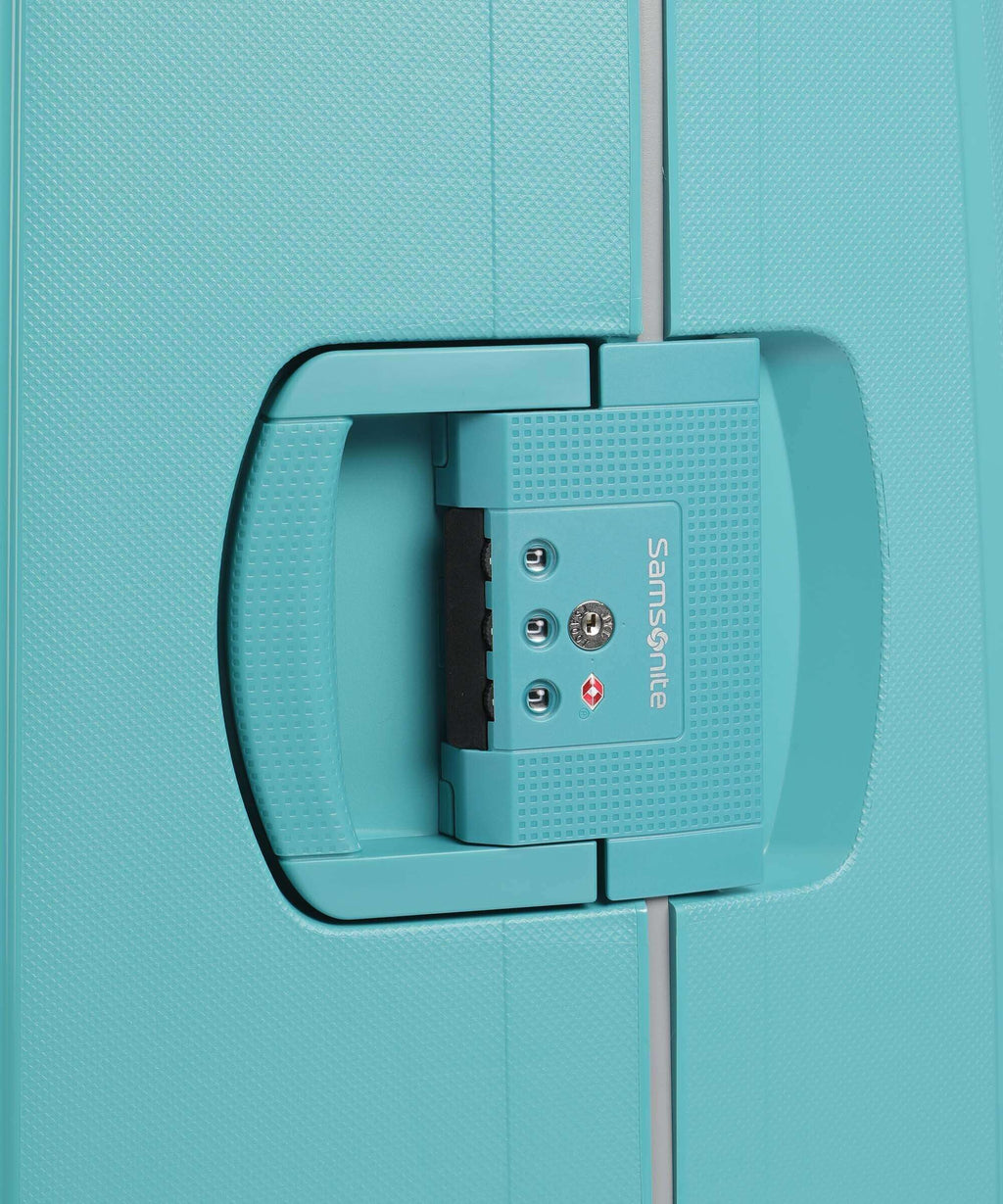 Samsonite S'Cure Spinner (4 wheels) aqua blue