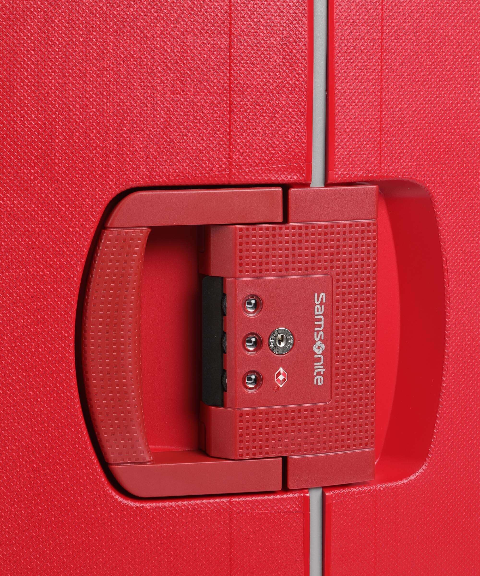 Samsonite S'Cure Spinner (4 wheels) cimson red