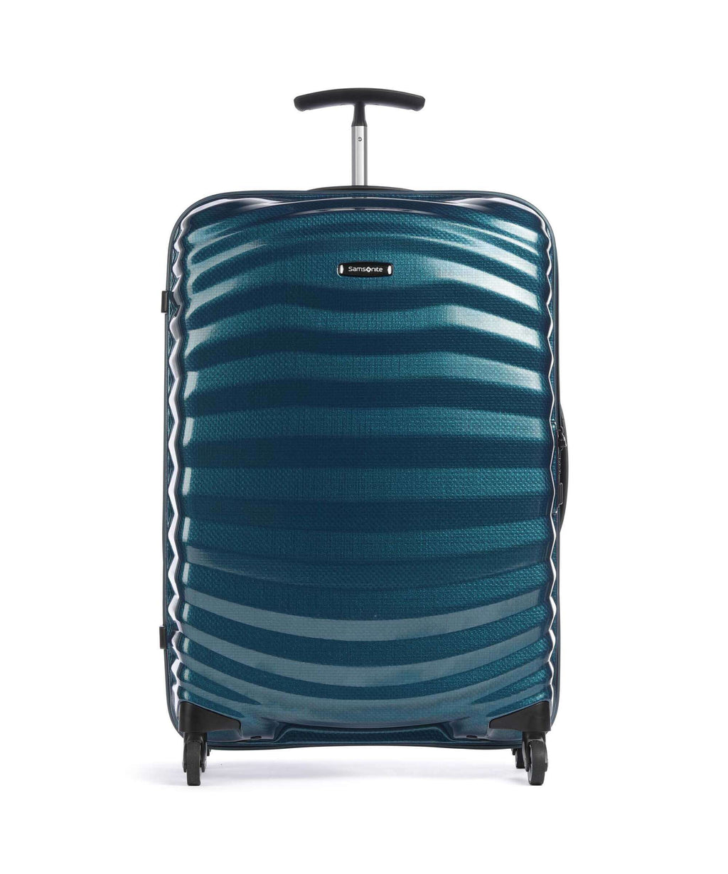 Samsonite Lite-Shock Spinner (4 wheels) petrol blue