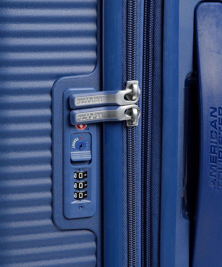 American Tourister Soundbox Spinner (4 wheels) midnight navy