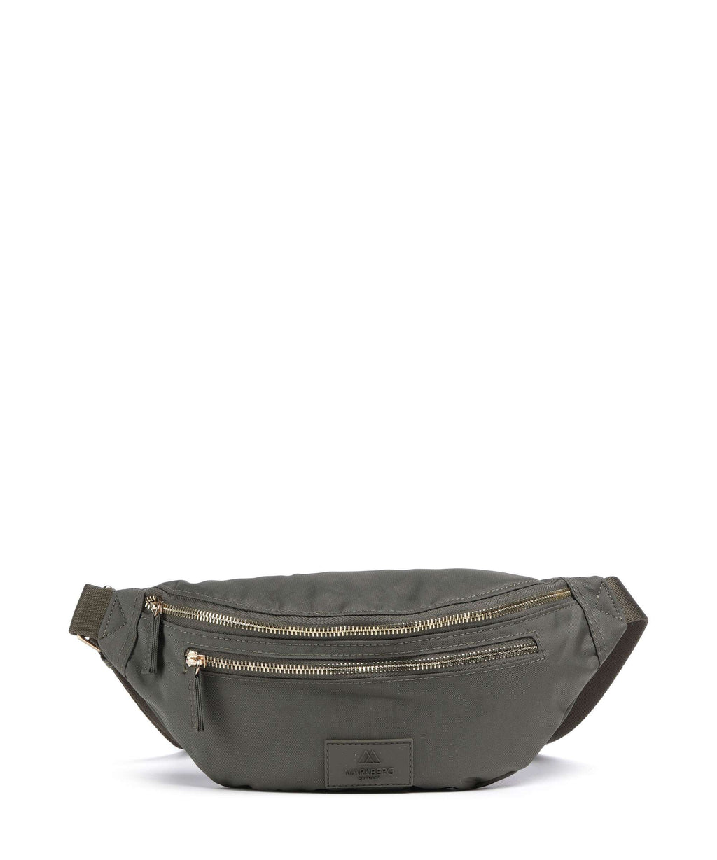 Markberg Cargo Belt bag dark olive/gold