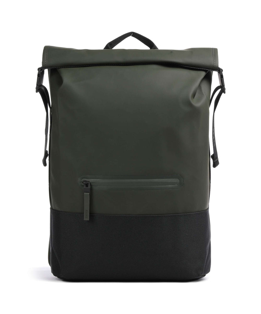 Rains Trail Rolltop backpack green