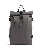Rains Large Rolltop rugzak grey