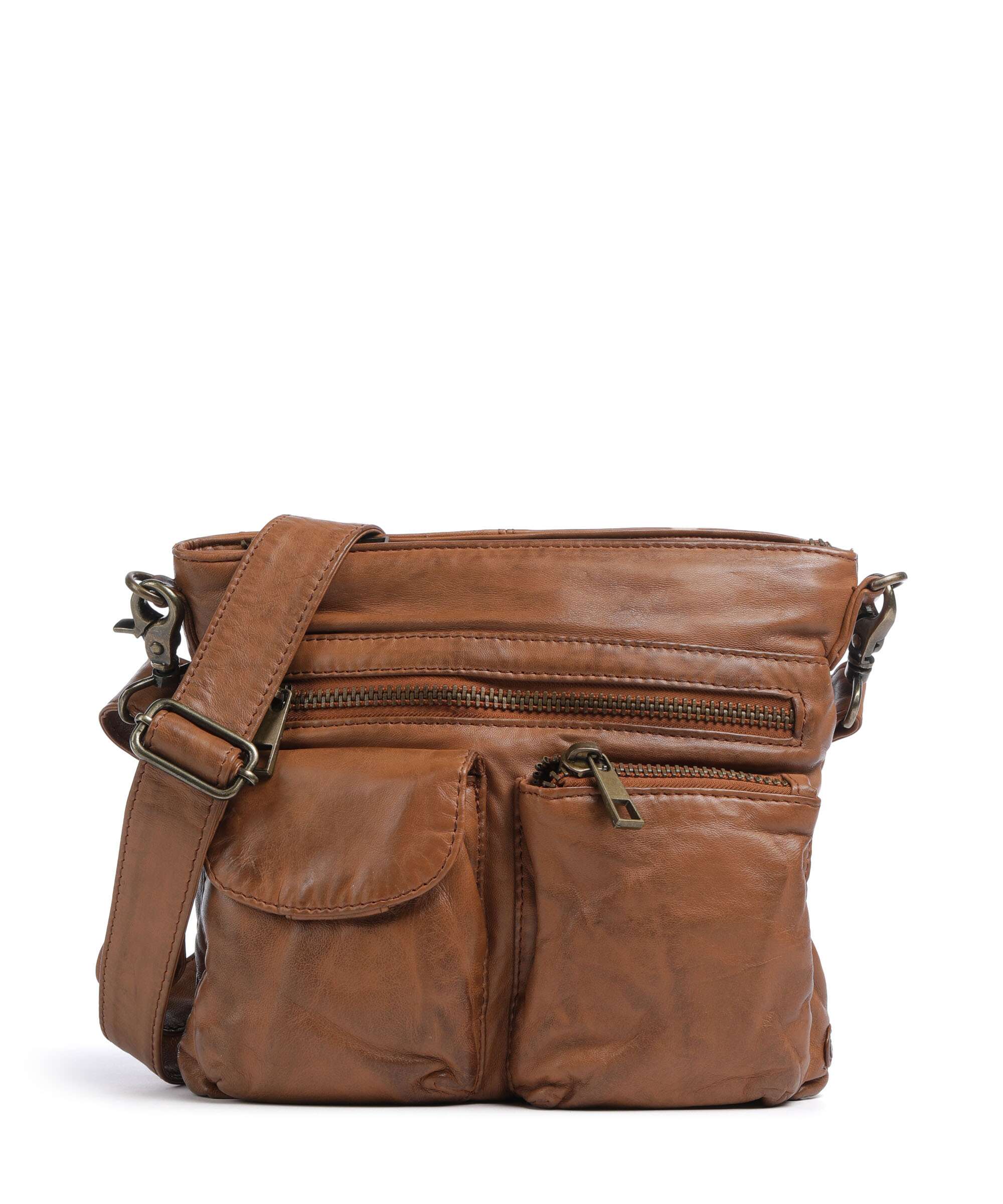 Depeche Power Field Shoulder bag cognac