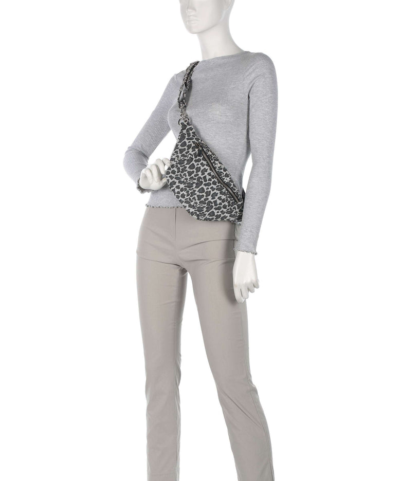 Depeche Fashion Favorites Belt bag grey leo print