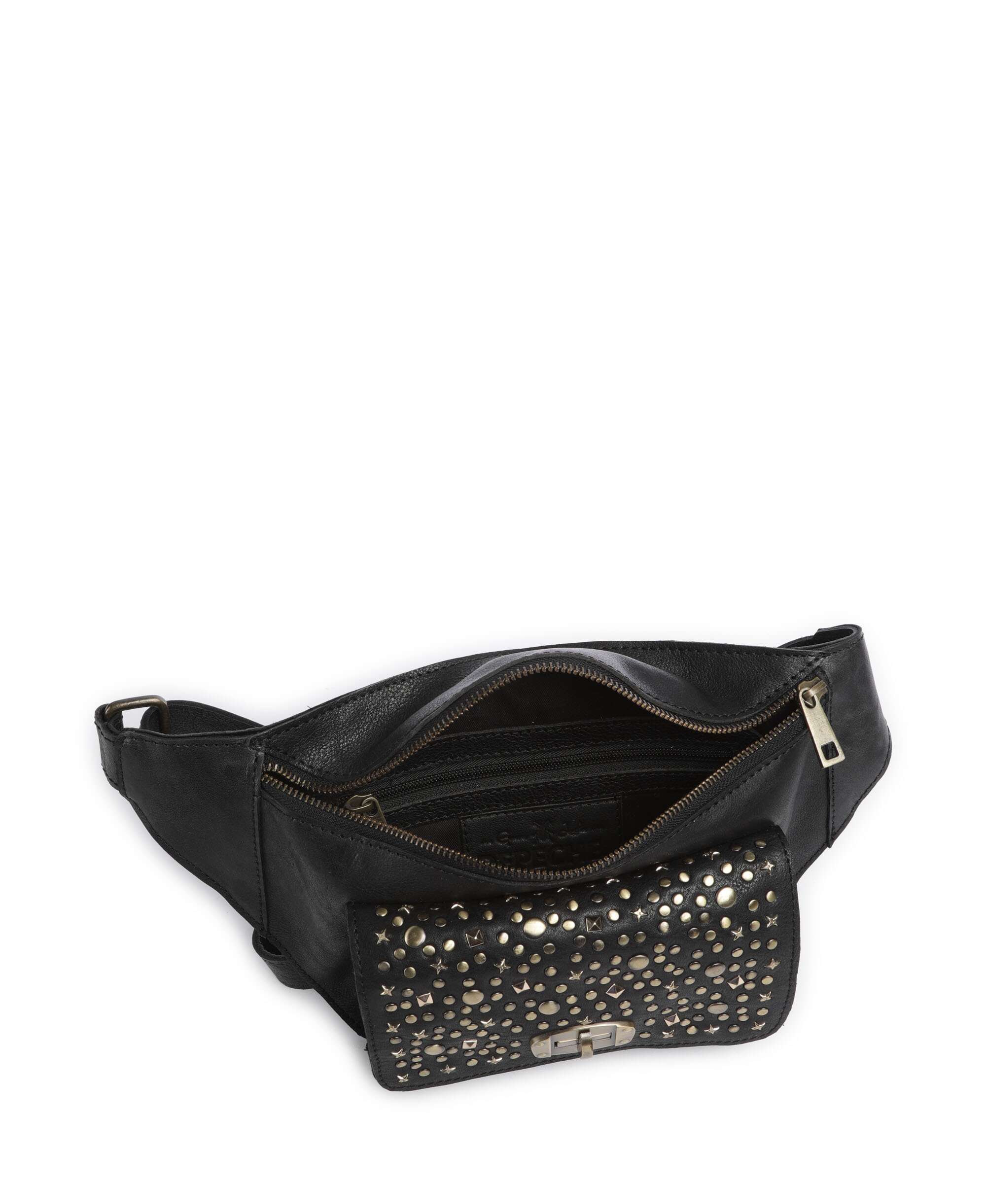 Depeche Metal Memory Belt bag black