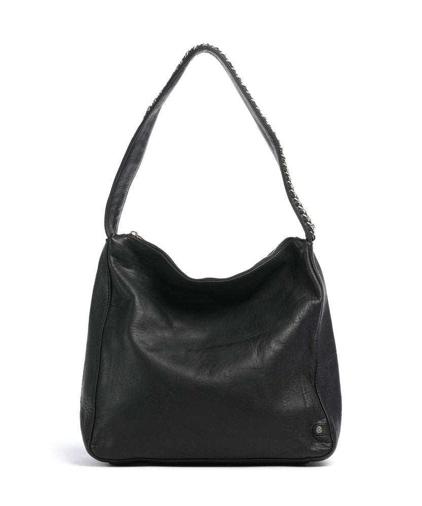 Depeche Gold Casino Hobo bag nero