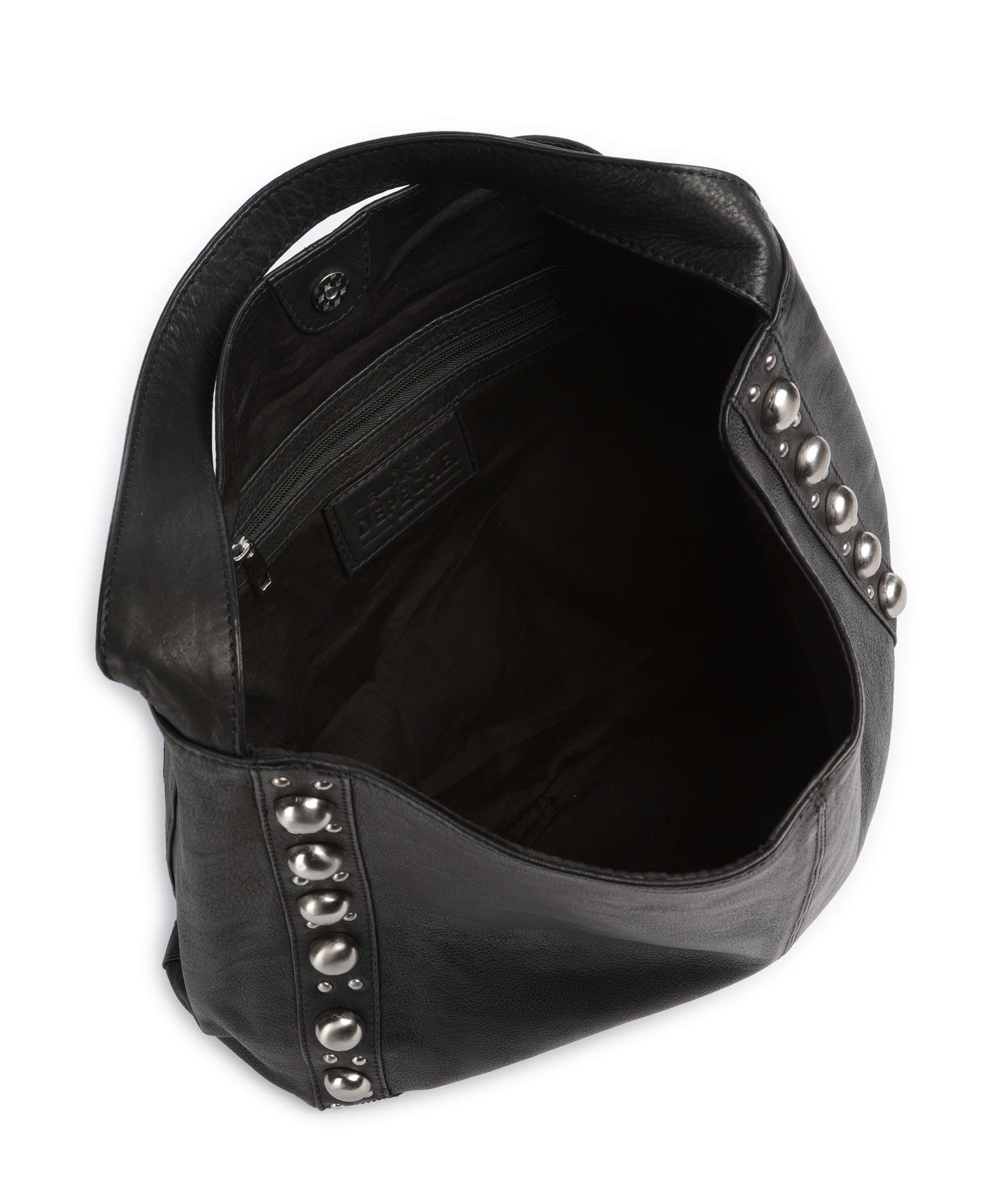 Depeche Noise Industry Hobo bag nero