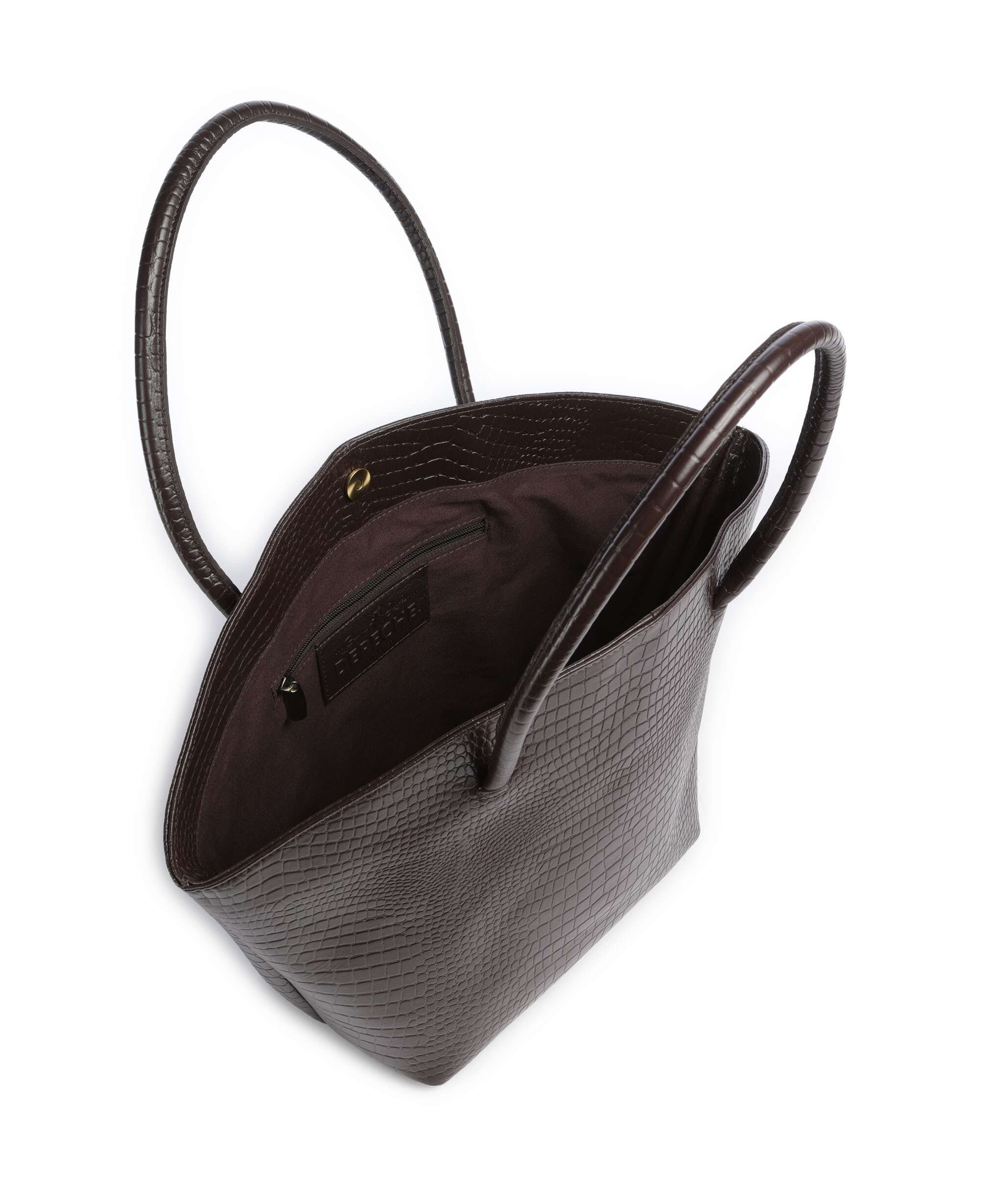 Depeche Fashion Favourites Tote bag brown croco