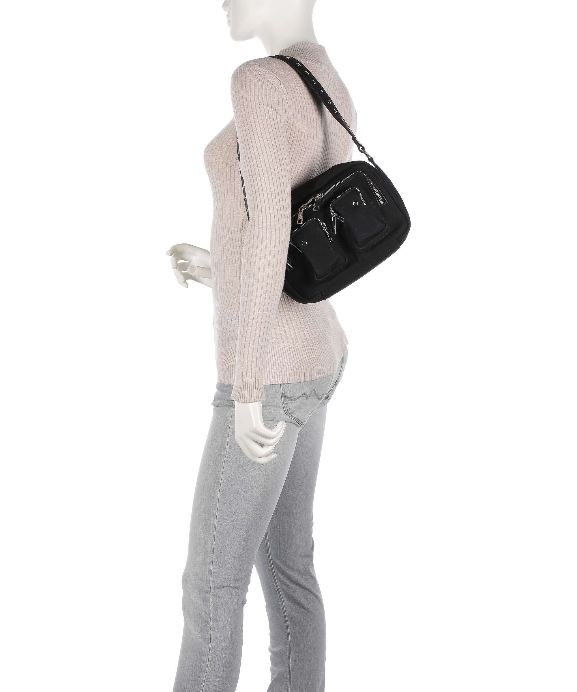 Núnoo Canvas Ellie Shoulder bag black