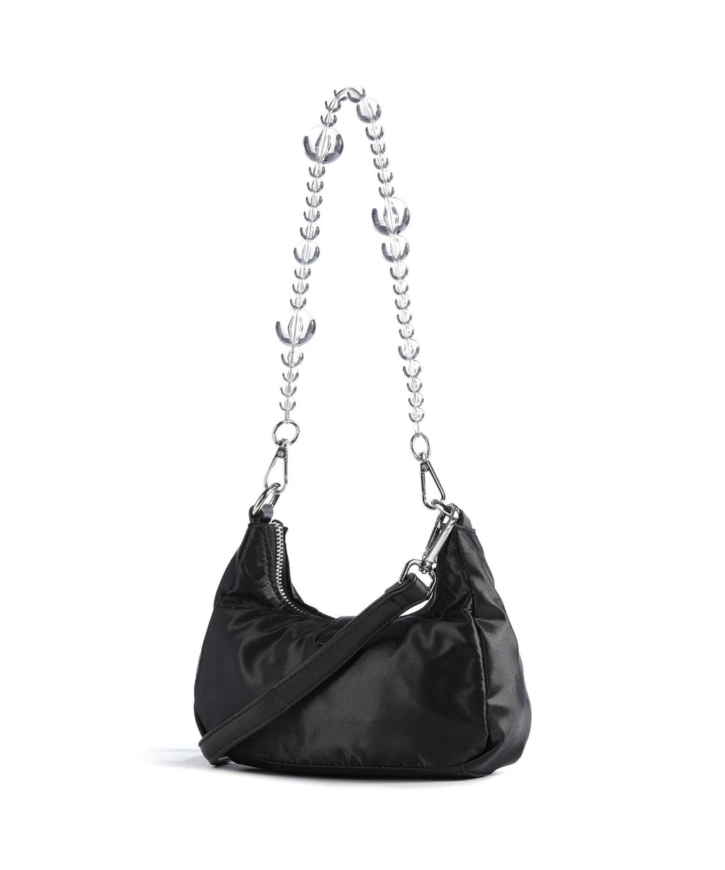 Núnoo Satin Flora Shoulder bag black