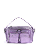 Núnoo Metallic Helena Crossbody tas purple