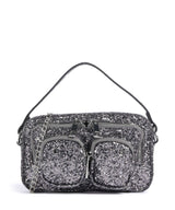 Núnoo Glitter Helena Crossbody tas silver