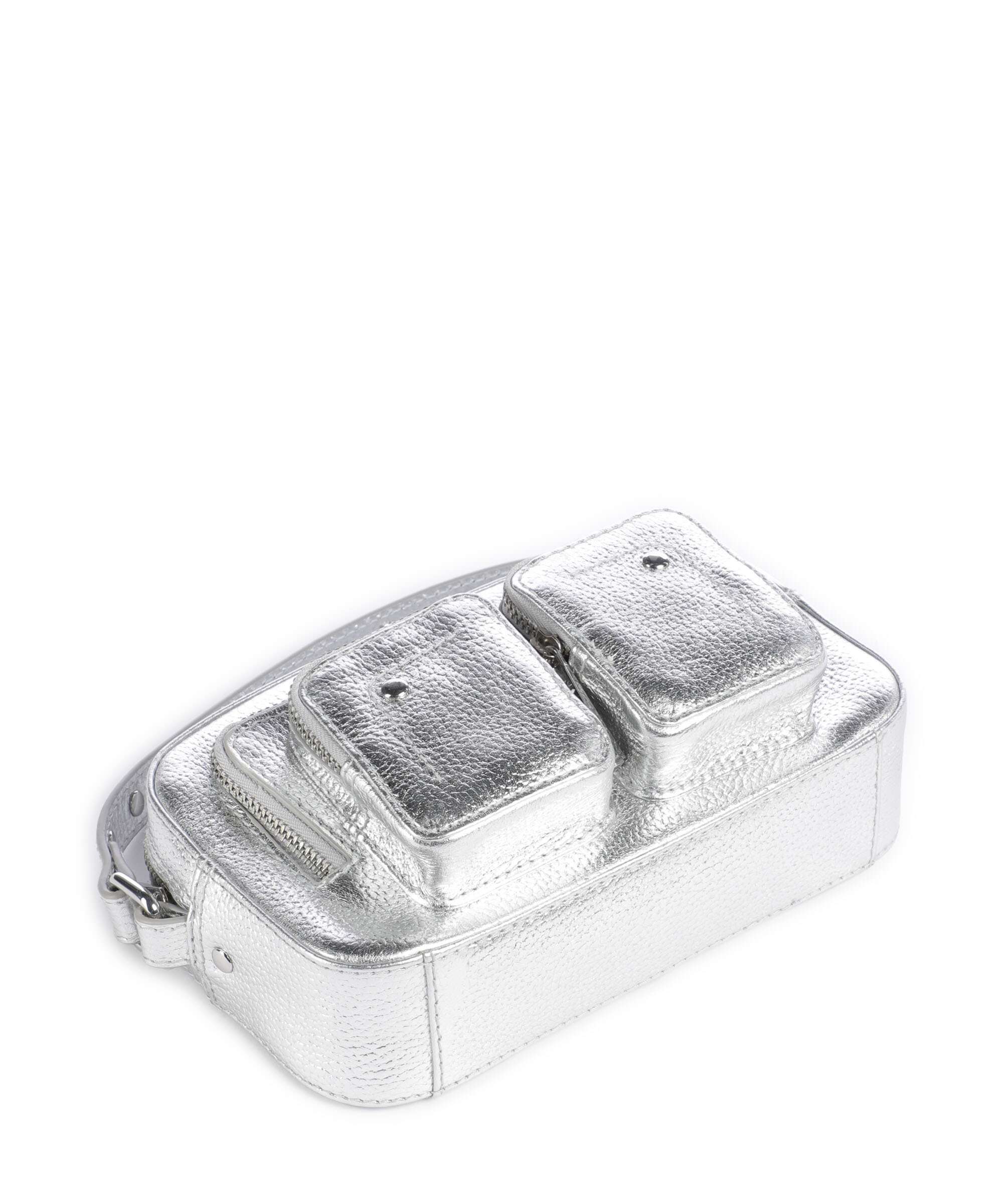 Núnoo Metallic Helena Crossbody bag silver