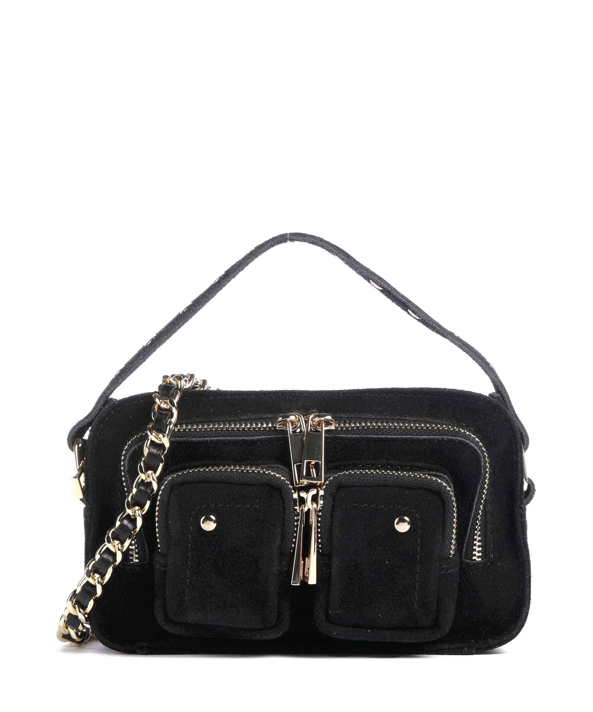 Núnoo Suede Helena Crossbody bag black