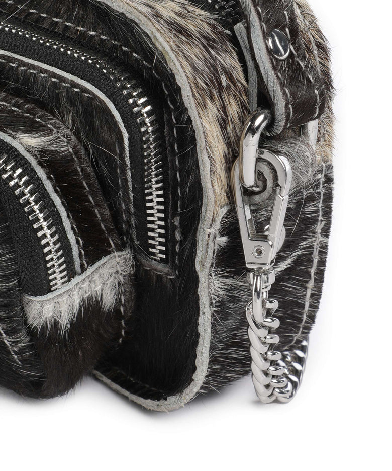 Núnoo Helena Crossbody bag black/white