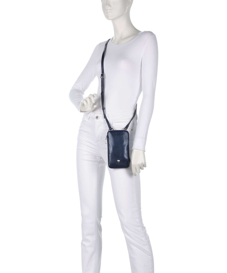 Jekyll & Hide Paris Phone bag metallic indigo