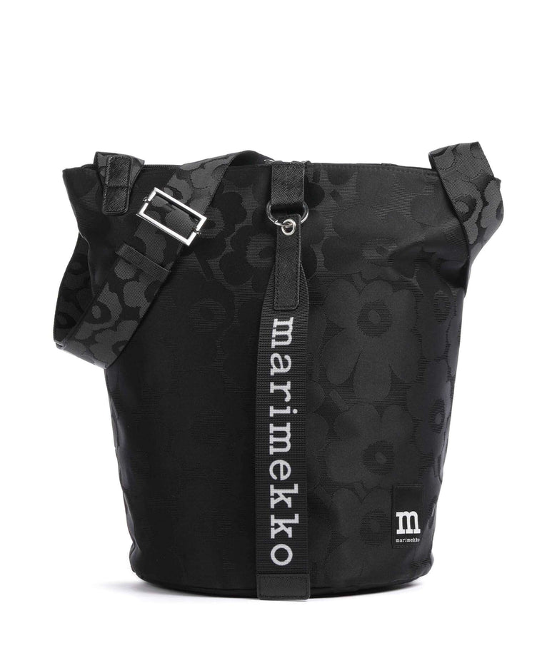 Marimekko All Day Unikko Hobo bag black