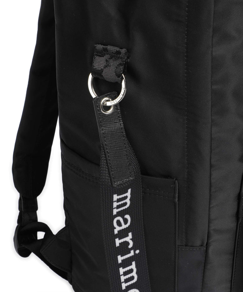 Marimekko Zip Top Solid Backpack black
