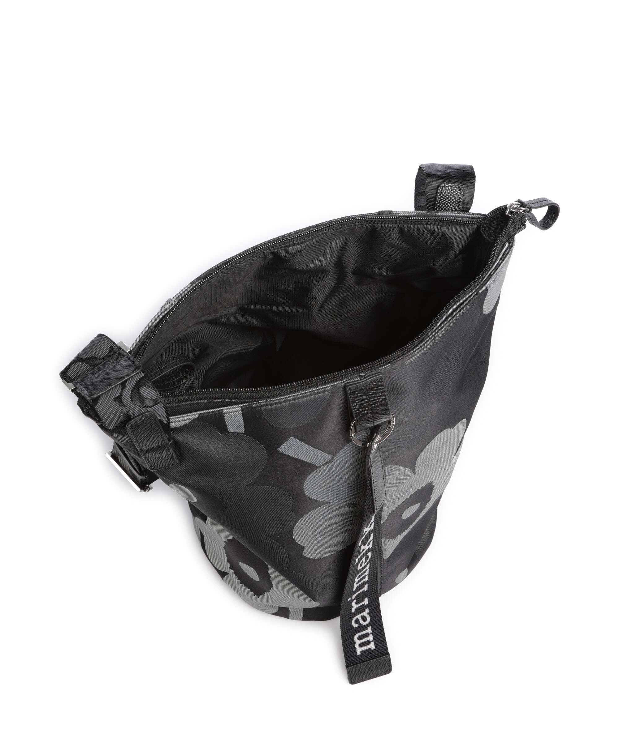 Marimekko Unikko All Day Bucket bag grey/dark grey/black