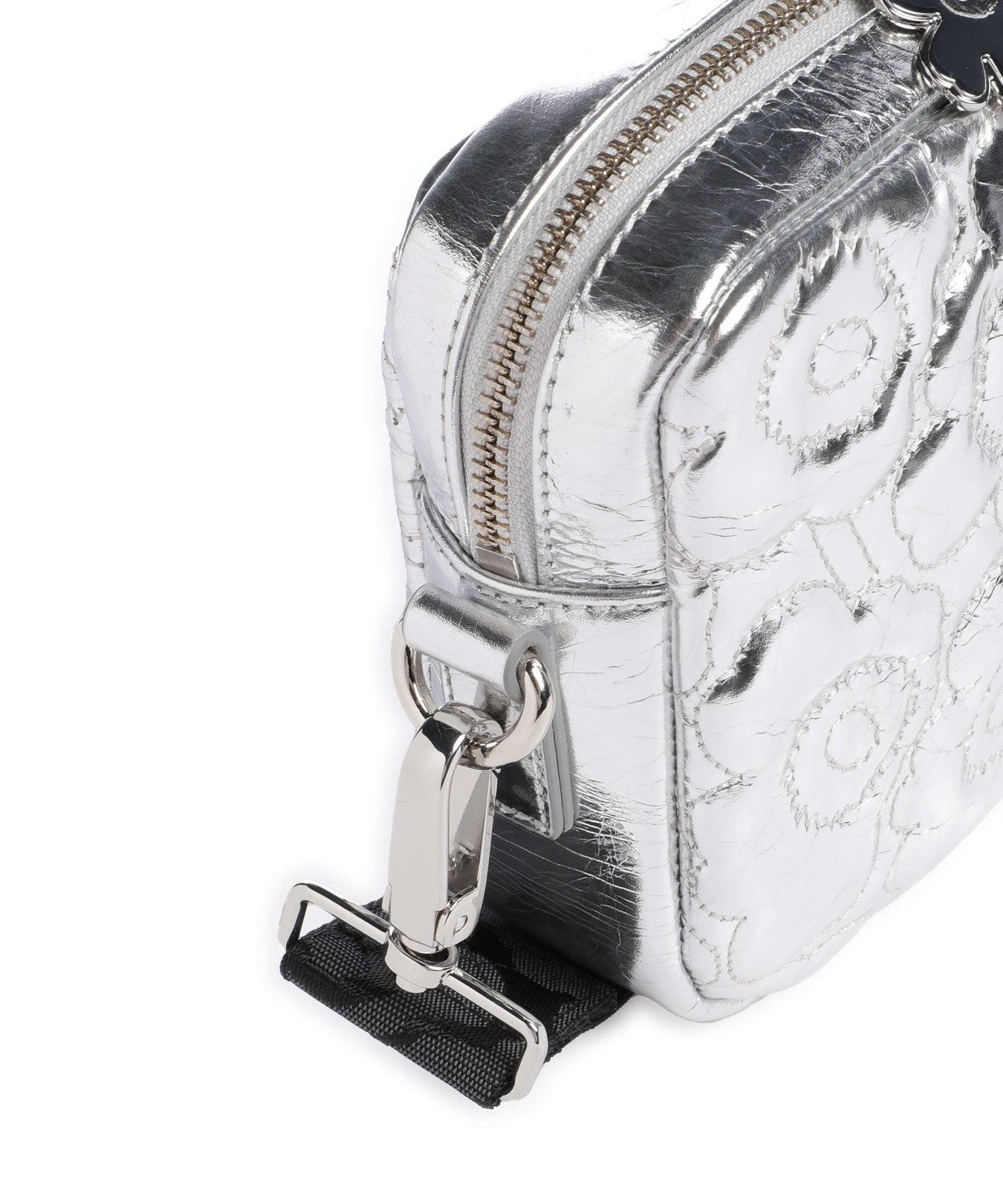 Marimekko Unikko Soft Gratha Crossbody bag silver