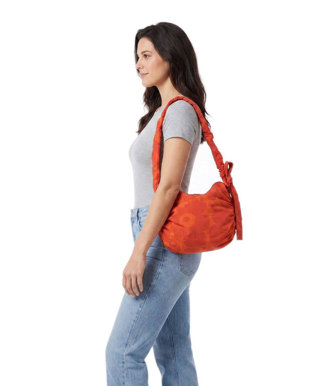 Marimekko Utu M Unikko Shoulder bag red/dark orange