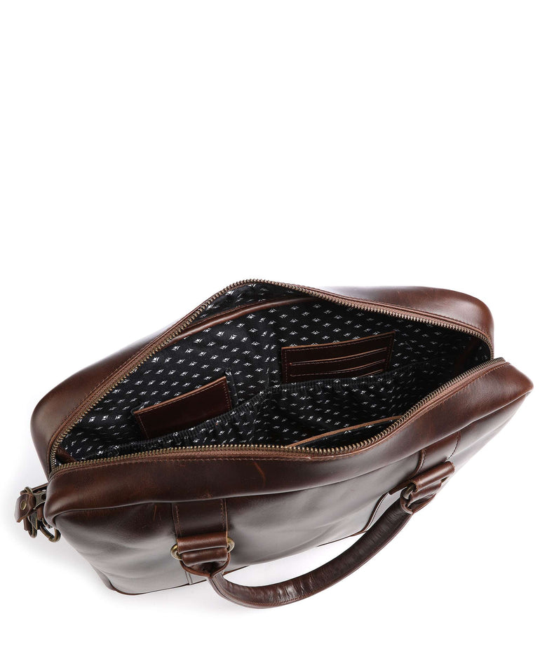 Buckle & Seam Everett Briefcase brown