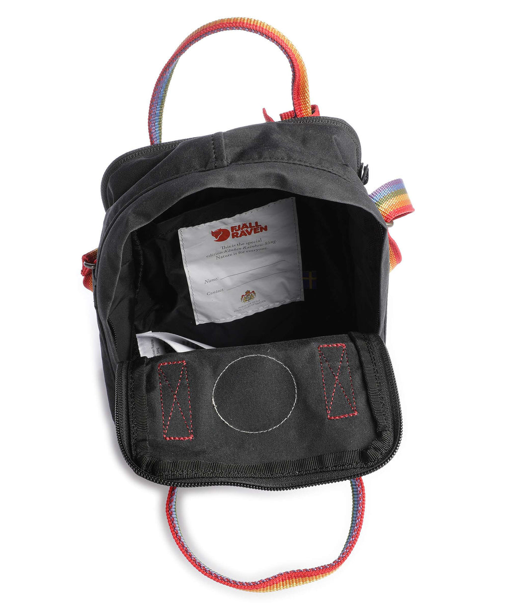 Fjällräven Kånken Sling Crossbody bag black/rainbow