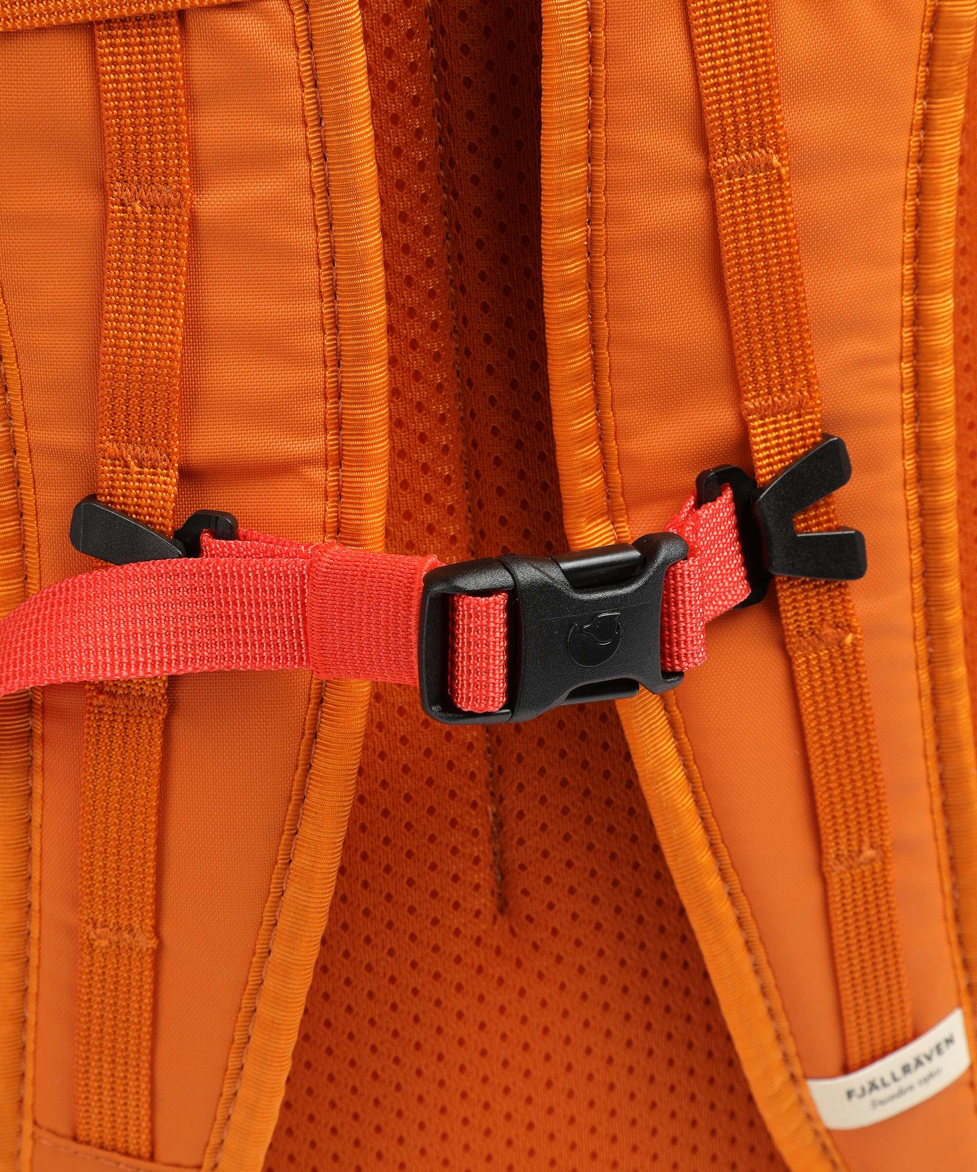 Fjällräven High Coast 24 Rolltop backpack sunset orange