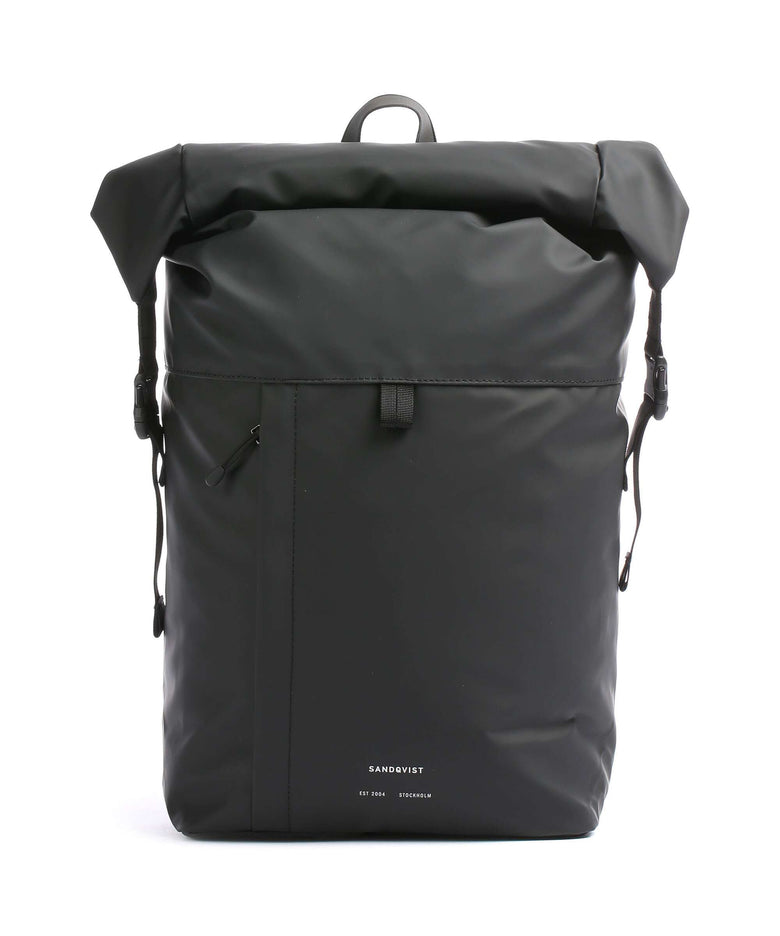 Sandqvist Stream Konrad Rolltop backpack black 