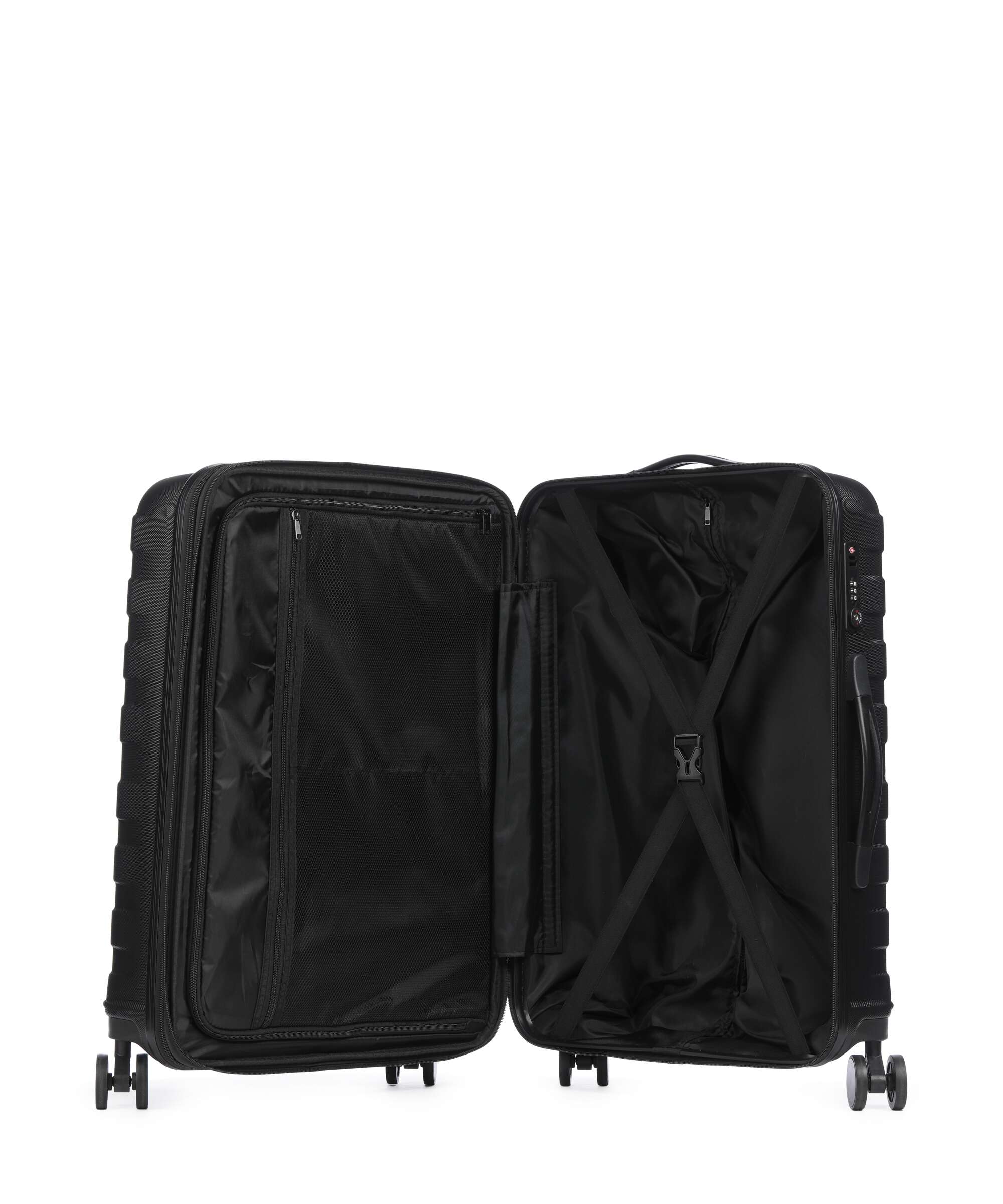 Pack Easy Clipper-Kosmo Spinner (4 wheels) black