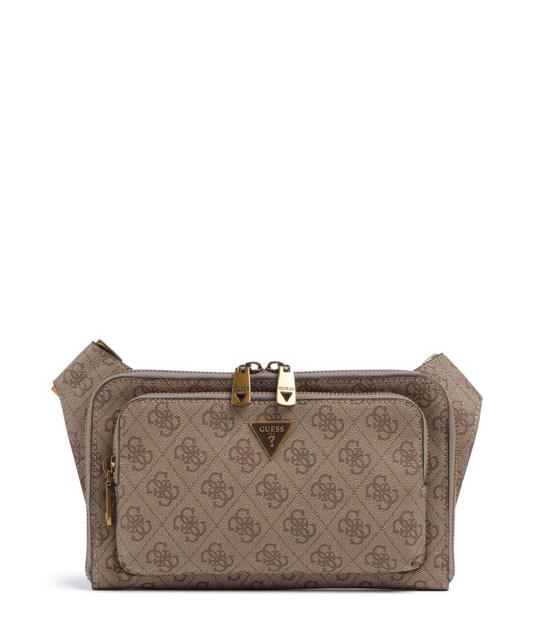 Guess Milano 4G Eco Fanny pack beige/brown