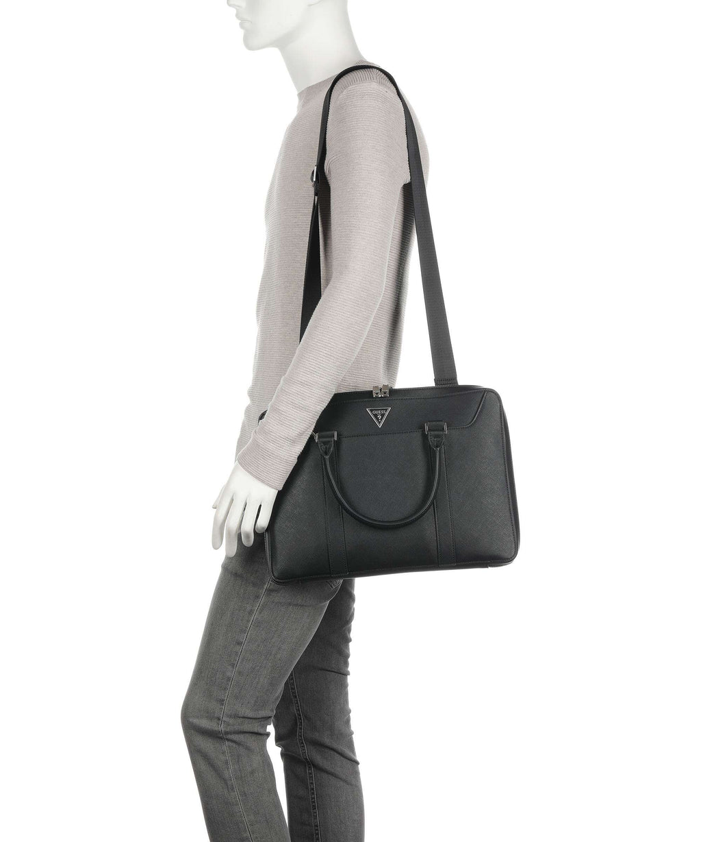 Guess Certosa Eco Briefcase black