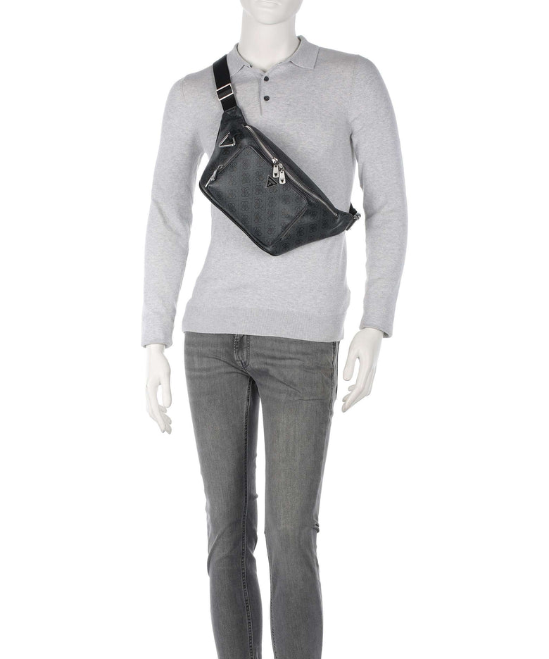Guess Milano 4G Eco Fanny pack black