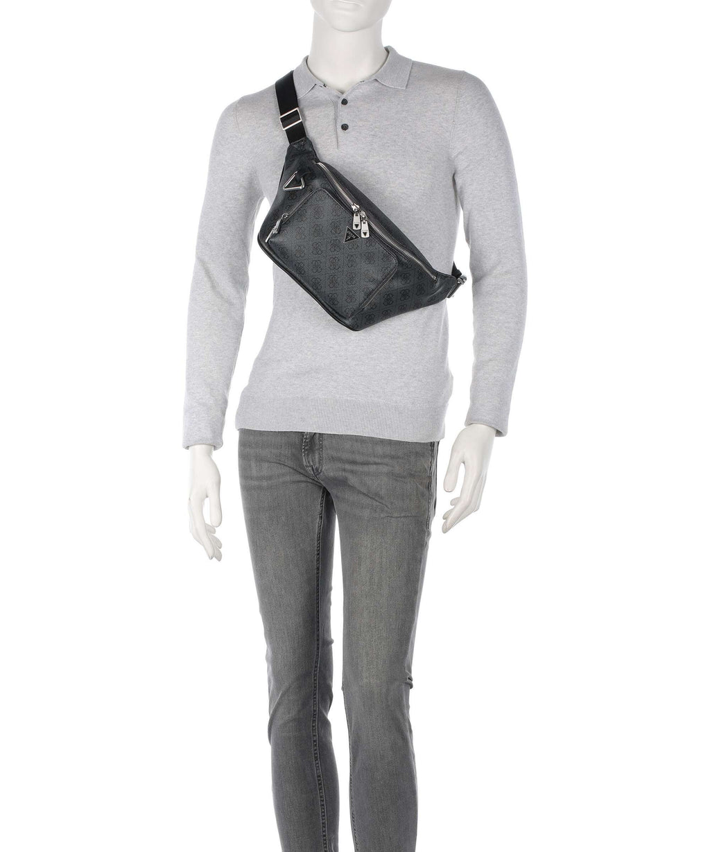 Guess Milano 4G Eco Belt bag black