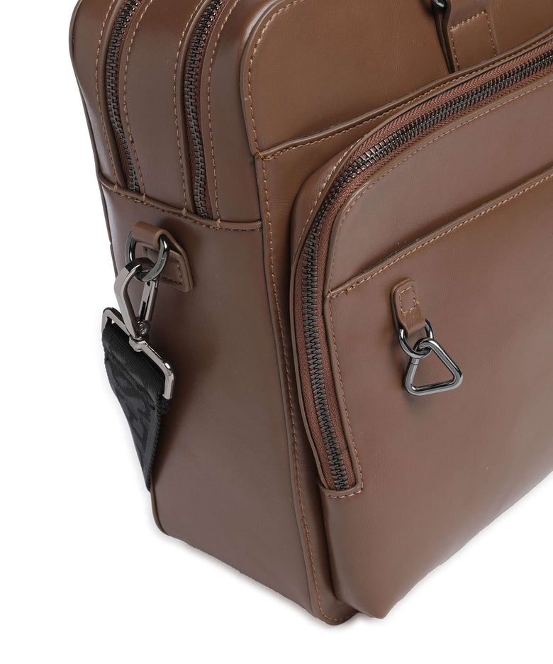 Guess Boston Briefcase dark oak