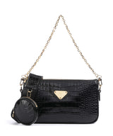 Maison Mollerus Croco Zell Schoudertas classic schwarz