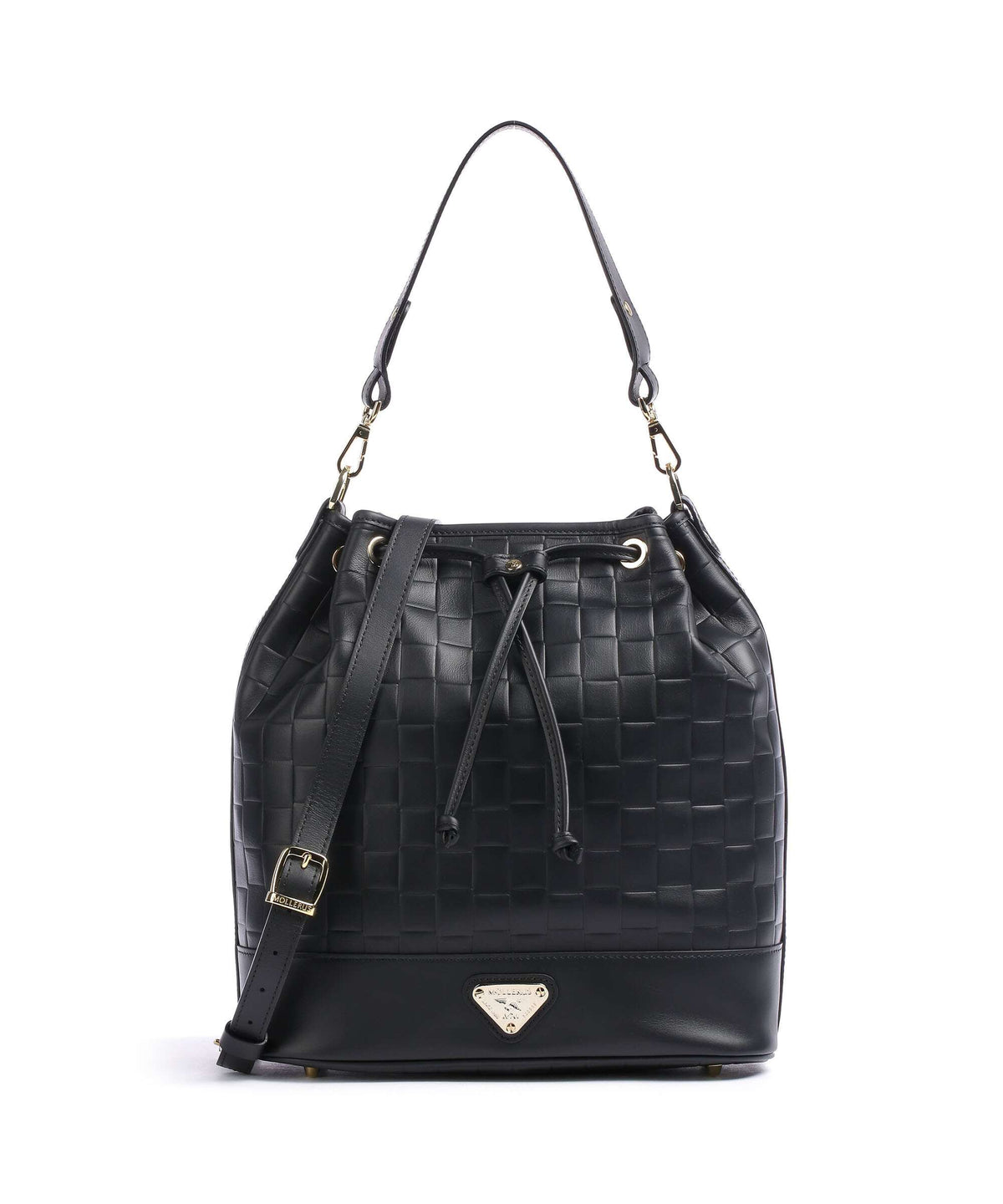 Maison Mollerus Tile Niesen Bucket bag black