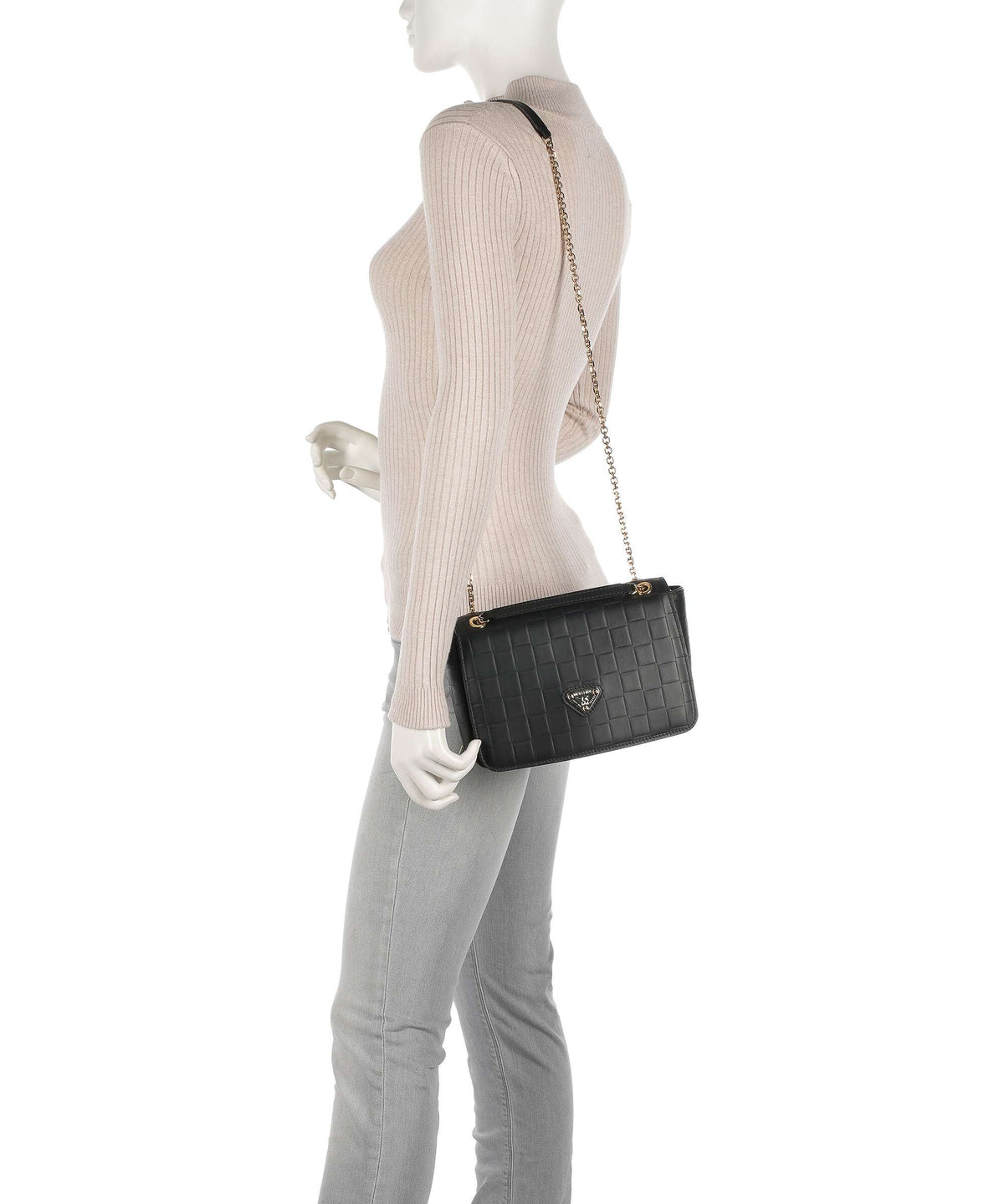 Maison Mollerus Tile Biasca Shoulder bag black
