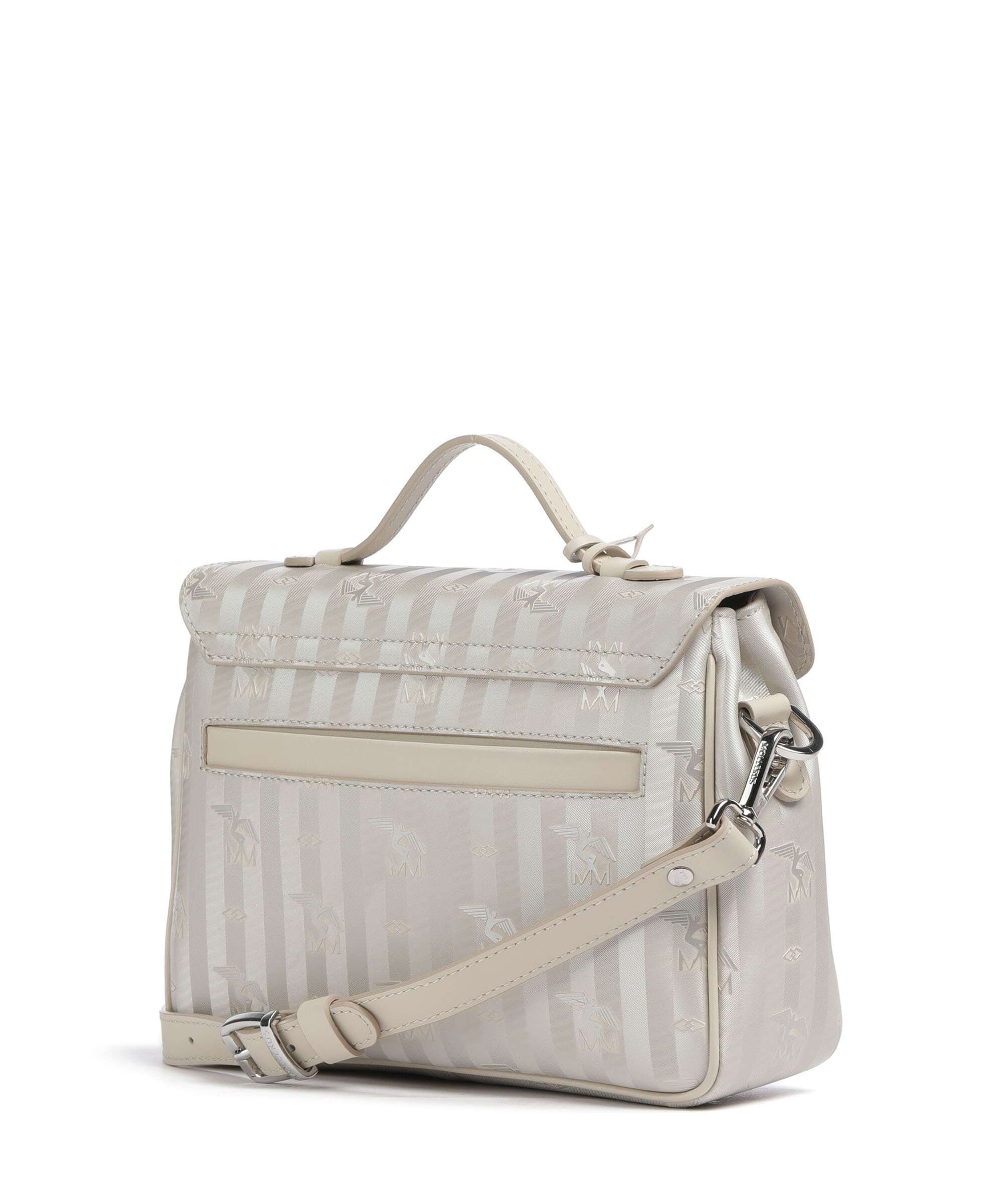 Maison Mollerus Vinerus Marly Crossbody bag metallic silber/perle