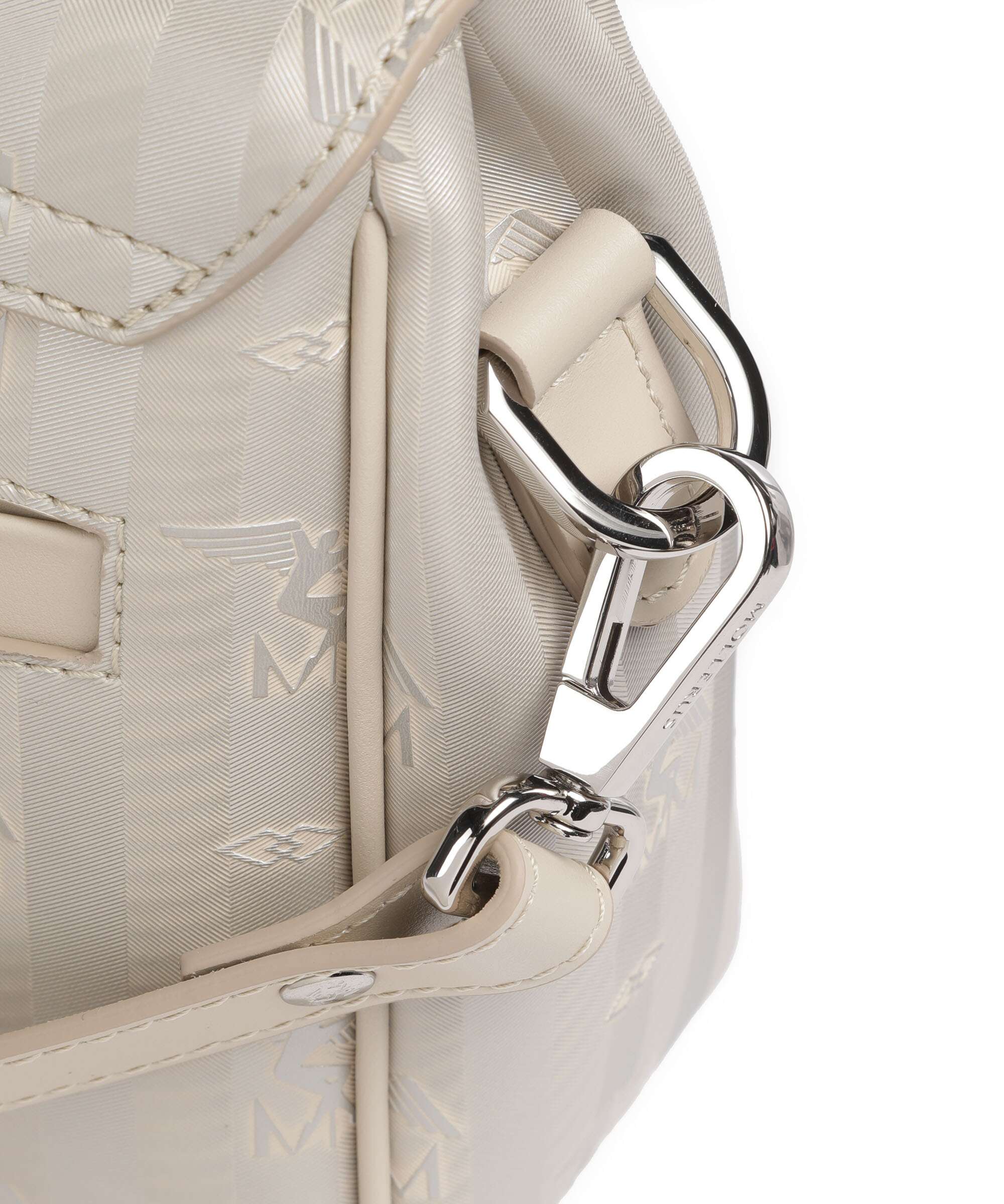Maison Mollerus Vinerus Marly Crossbody bag metallic silber/perle